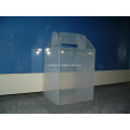 Competitive Hersteller Siebdruck Clear Plastic Box für Display (HH08)